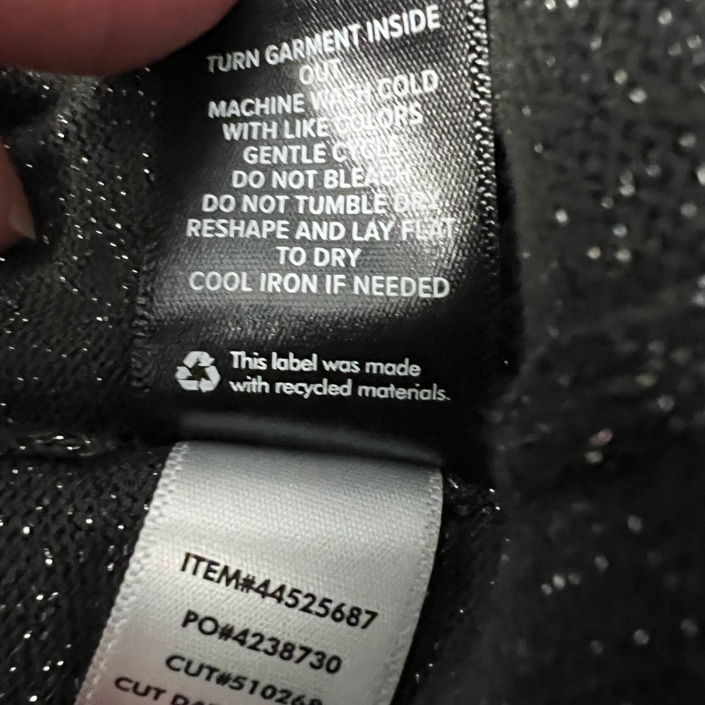 torrid size 2 Shimmery Charcoal Open-Front Cardigan NWT - Picture 7 of 7